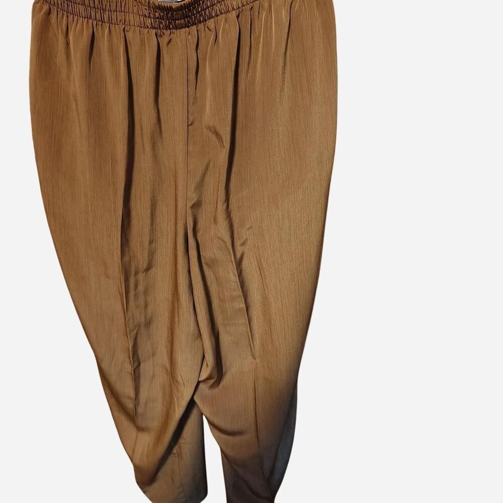 Sg Women's Brown and Gold Trousers